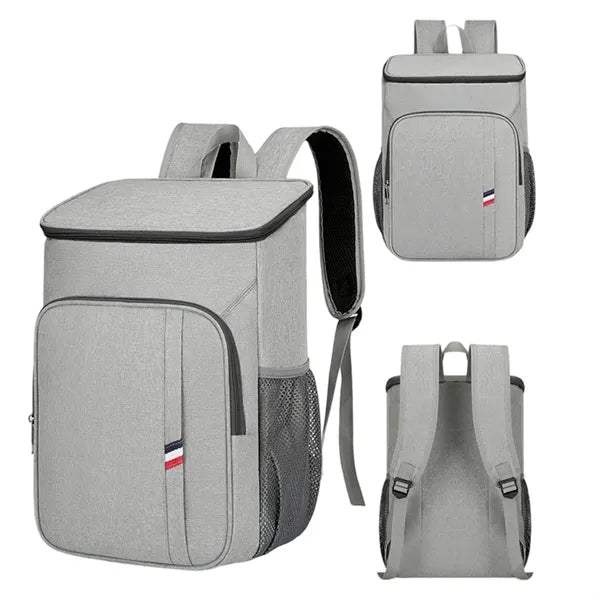 Insulated Red Wine Cooler Camping Picnic Backpack