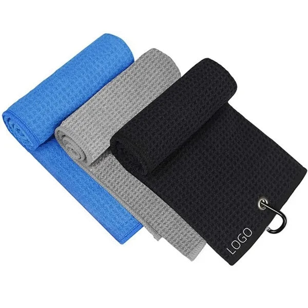 Handy Picks Microfiber Golf Towel with Carabiner Clip