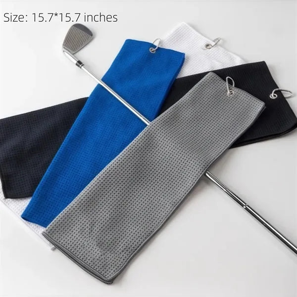 Handy Picks Microfiber Golf Towel with Carabiner Clip
