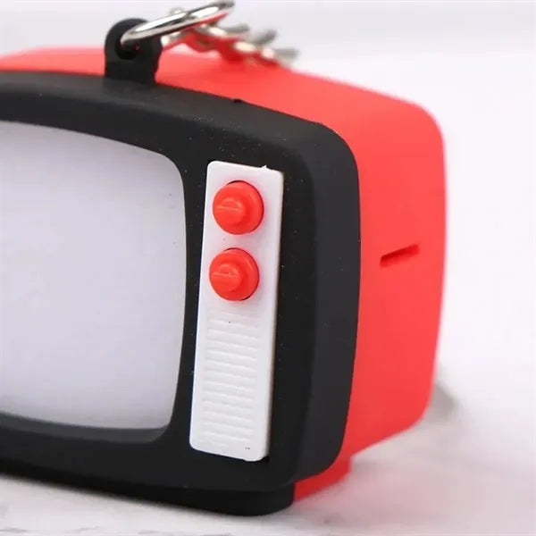 Mini TV Sound Light Keychain