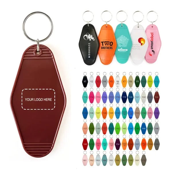 Vintage Retro Motel Keychain