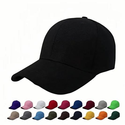Classic Cotton Baseball Cap Adjustable Fit