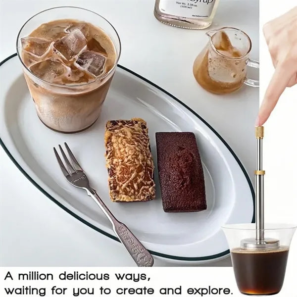 Portable Stainless Steel Coffee Press Maker