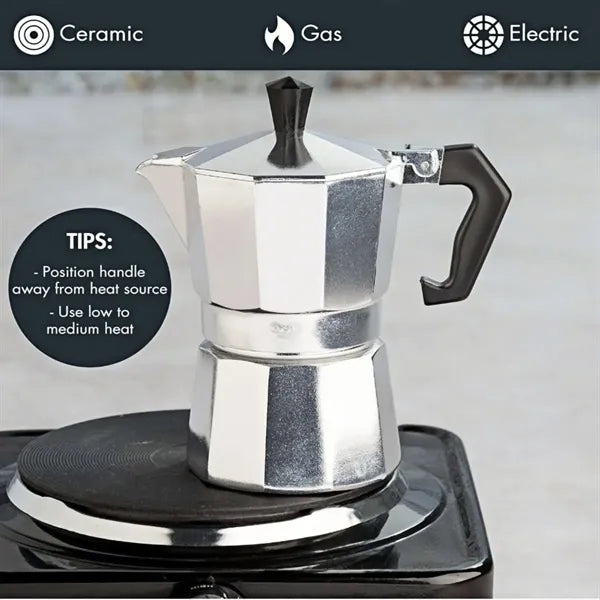 6oz 10oz Stovetop Espresso Maker Moka Pot