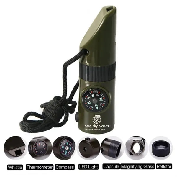 7-in-1 Multi-Function Outdoor Survival Tool