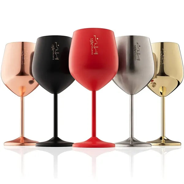 17 Oz. Single Wall Stainless Steel Wine Goblet