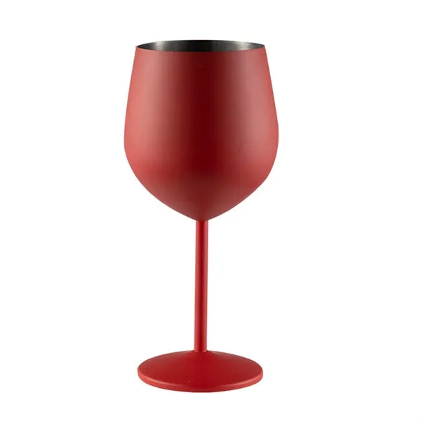 17 Oz. Single Wall Stainless Steel Wine Goblet