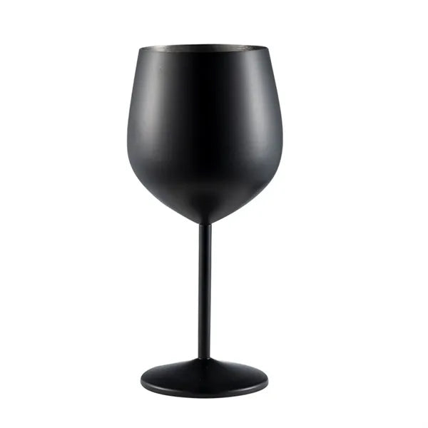 17 Oz. Single Wall Stainless Steel Wine Goblet