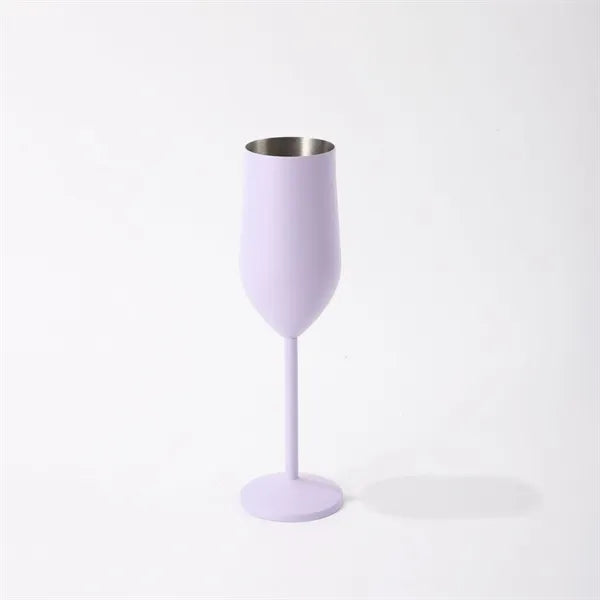 7 Oz. Single Wall Stainless Steel Wine Goblet