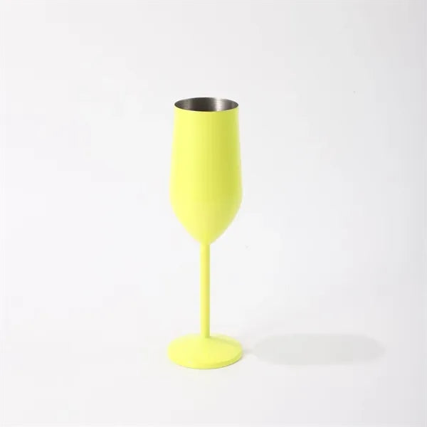 7 Oz. Single Wall Stainless Steel Wine Goblet
