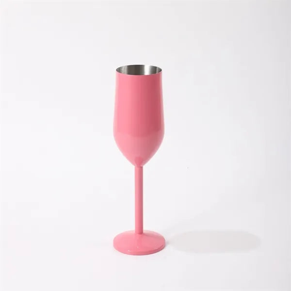 7 Oz. Single Wall Stainless Steel Wine Goblet