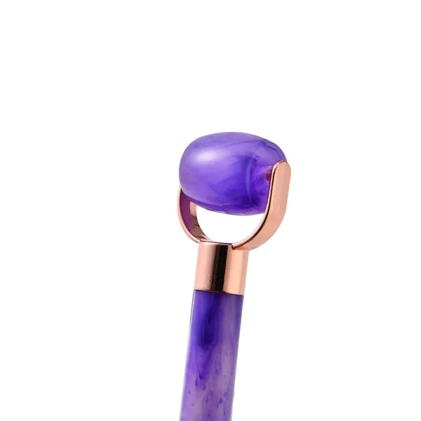 Crystal Massage Roller Ballpoint Pen