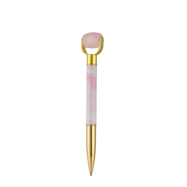 Crystal Massage Roller Ballpoint Pen