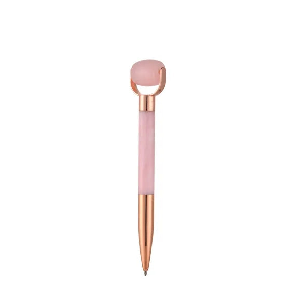 Crystal Massage Roller Ballpoint Pen