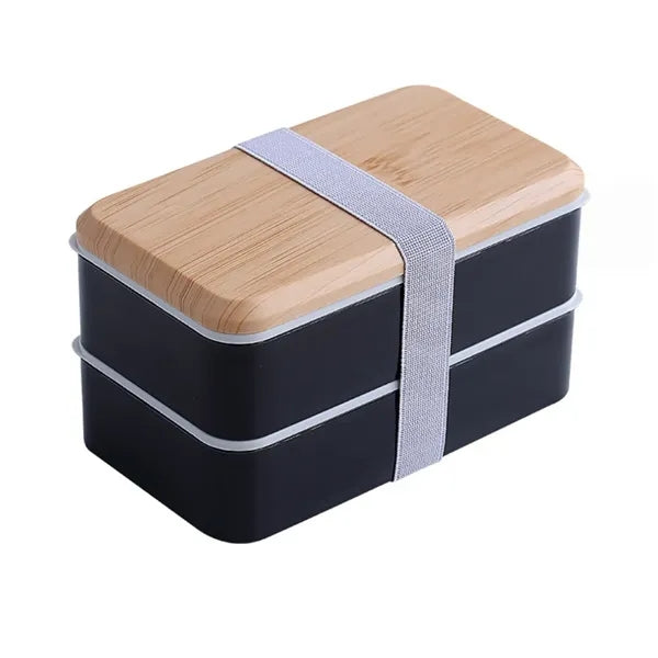 Portable Double-Layer Eco-Friendly Lunch Box