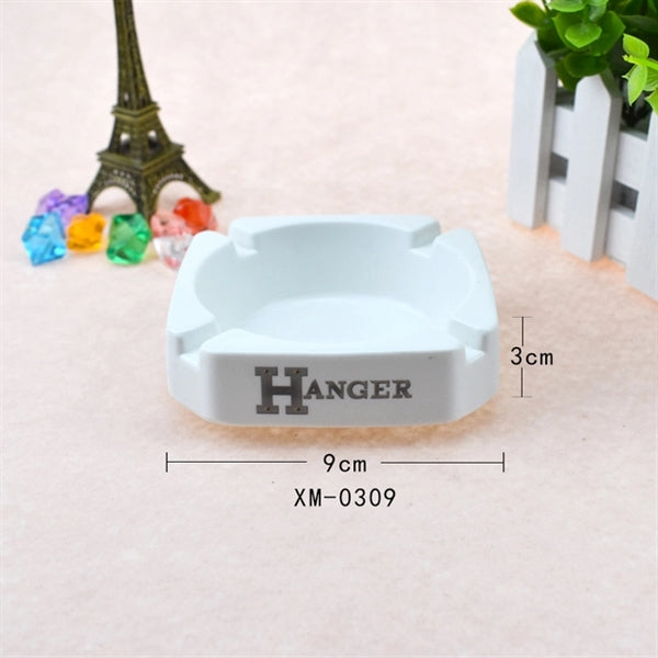 Colorful Square Melamine Ashtray - 3.54"*3.54"*1.18"