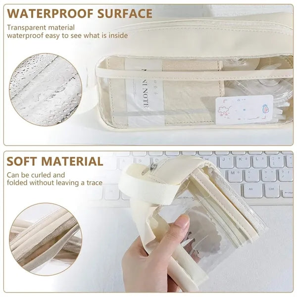 Large Capacity PVC Pencil Case