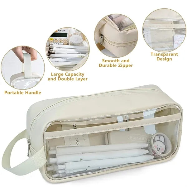 Large Capacity PVC Pencil Case