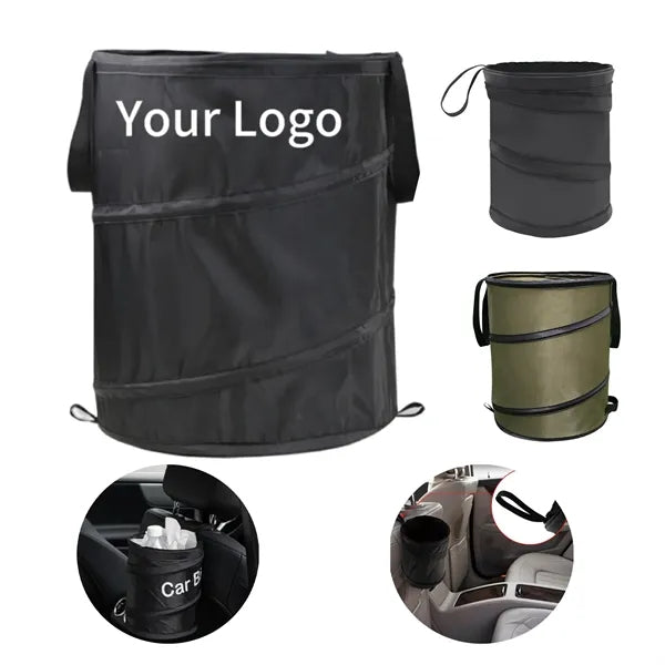 Outdoor Trace-Free Camping Trash Bin Compressible Foldable