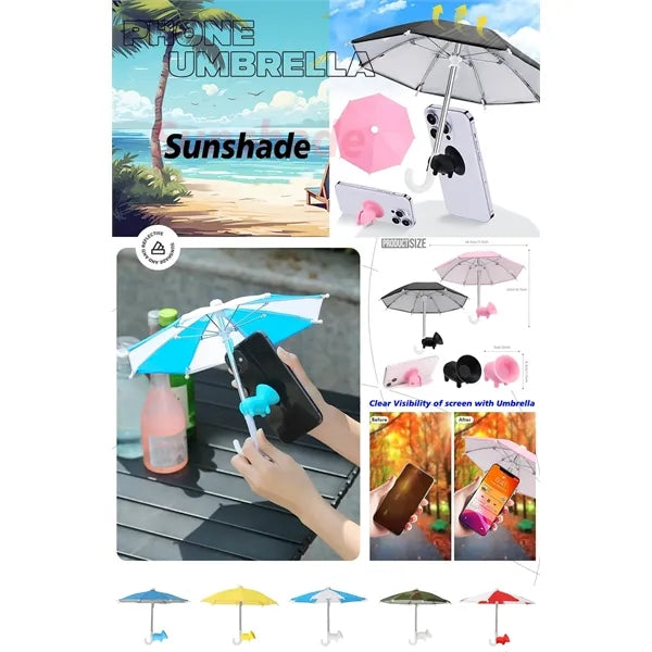 Multi-functional Phone Sunshade Umbrella