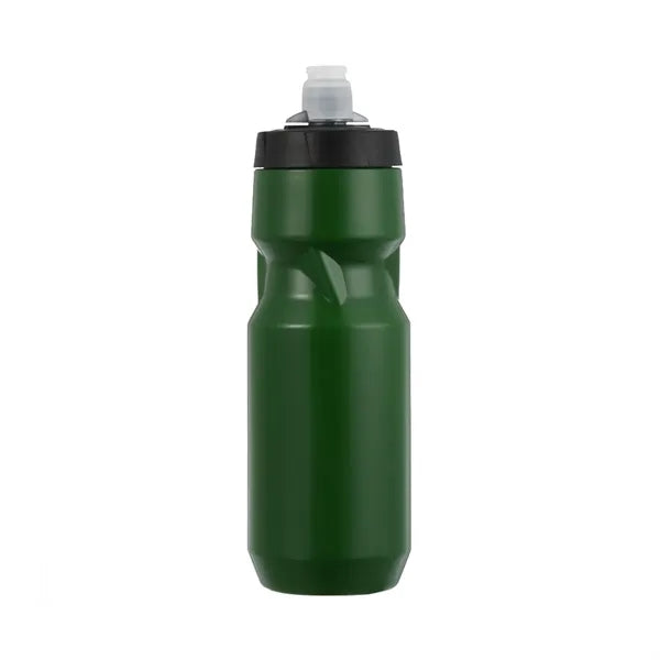 24oz Squeeze Sports Water Bottle with Silicone Dust Cover