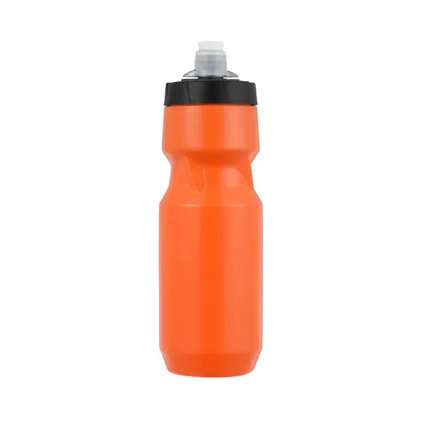 24oz Squeeze Sports Water Bottle with Silicone Dust Cover