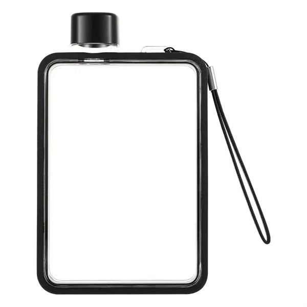 13OZ Sleek & Durable Polycarbonate Flat Water Bottle