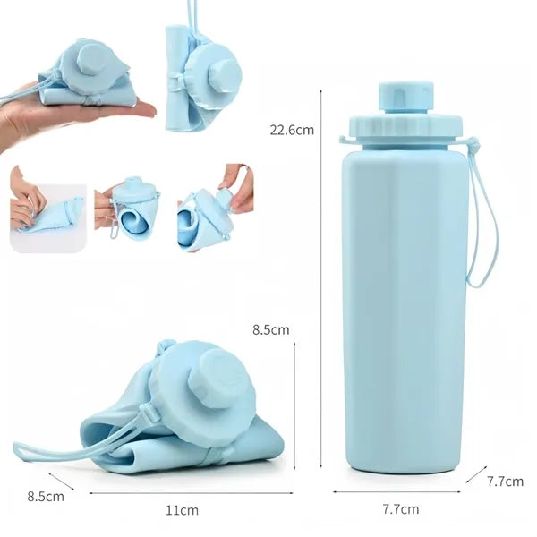 Eco-Friendly Collapsible Silicone Water Bottle