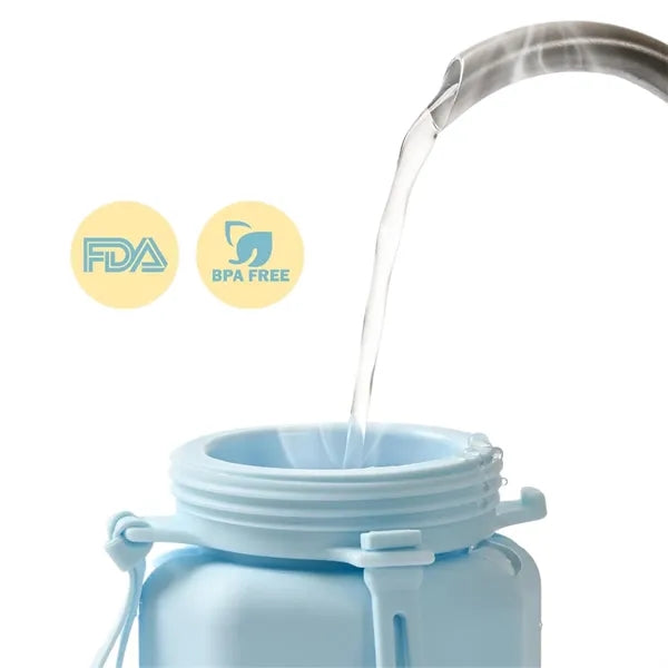 Eco-Friendly Collapsible Silicone Water Bottle