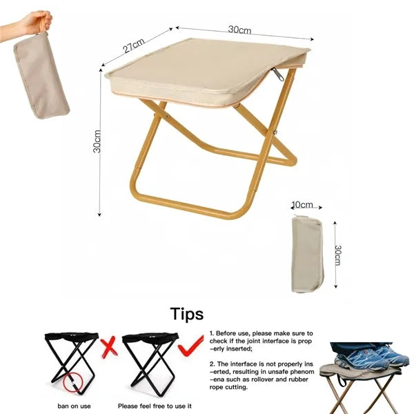 Premium Camping Stool & Folding Small Chair
