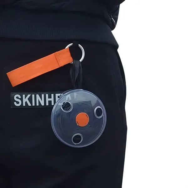 Compact Disc-Shaped Foldable Bag
