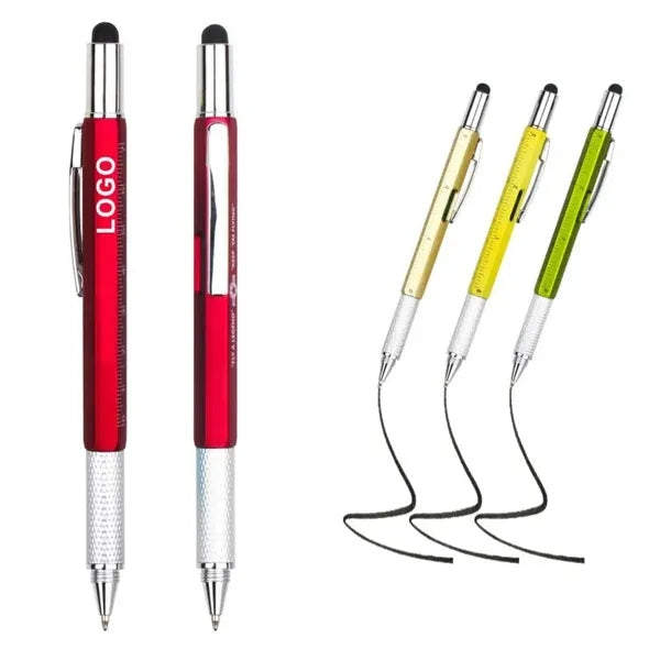 6 In 1 Multifunctional Tool Ballpoint Pen