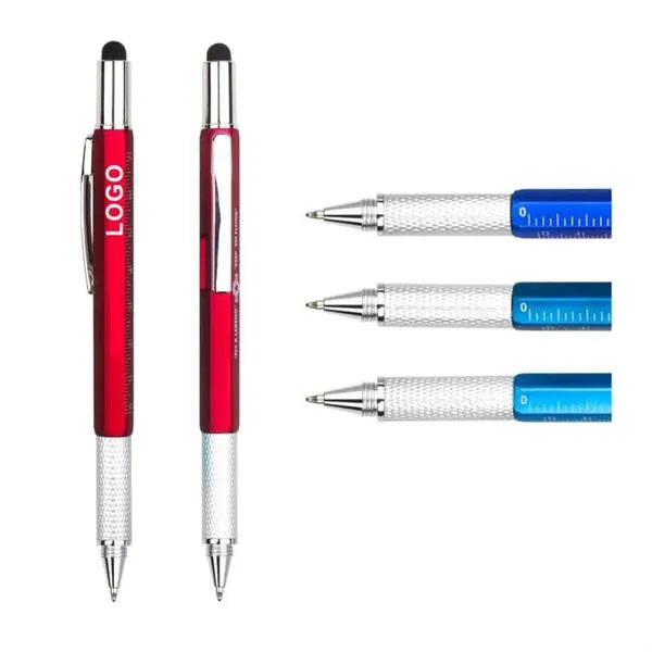 6 In 1 Multifunctional Tool Ballpoint Pen