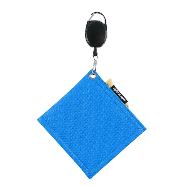 Golf Ball Towel with Retractable Keychian