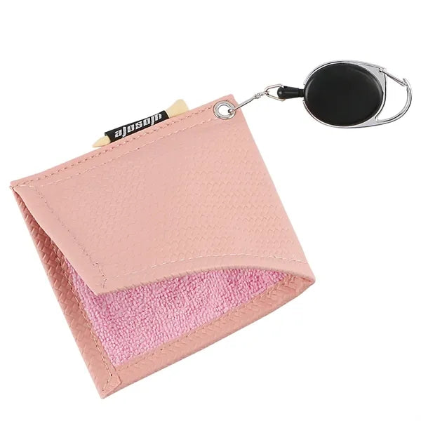 Golf Ball Towel with Retractable Keychian