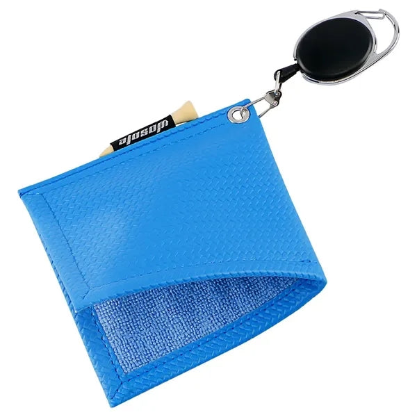 Golf Ball Towel with Retractable Keychian