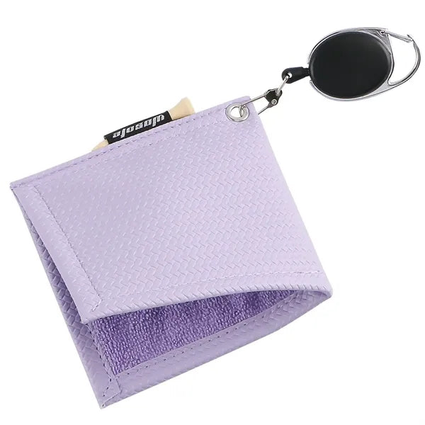 Golf Ball Towel with Retractable Keychian