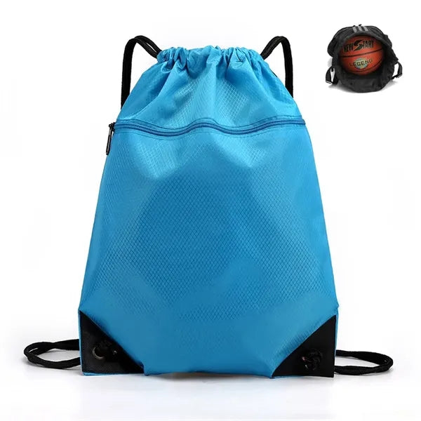 Drawstring Backpack Bag Sport Gym Sackpack