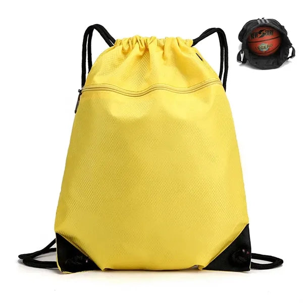 Drawstring Backpack Bag Sport Gym Sackpack