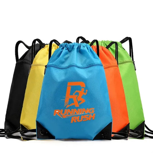 Drawstring Backpack Bag Sport Gym Sackpack