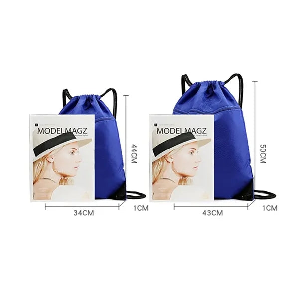 Drawstring Backpack Bag Sport Gym Sackpack