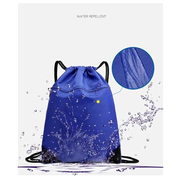Drawstring Backpack Bag Sport Gym Sackpack