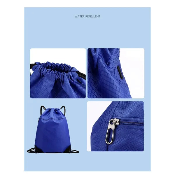 Drawstring Backpack Bag Sport Gym Sackpack