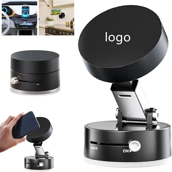 Foldable Vacuum Magnetic vehicle bracket