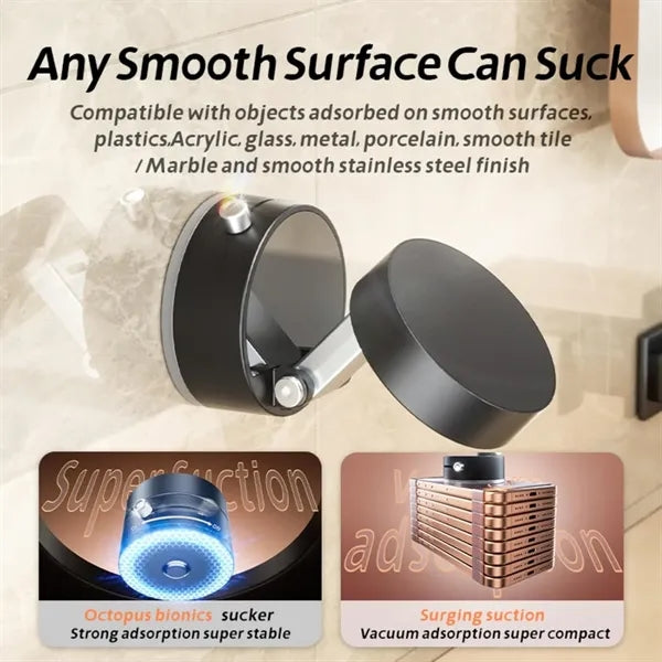 Foldable Vacuum Magnetic vehicle bracket