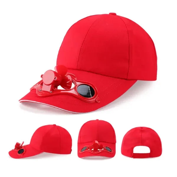 Solar Powered Fan Hat