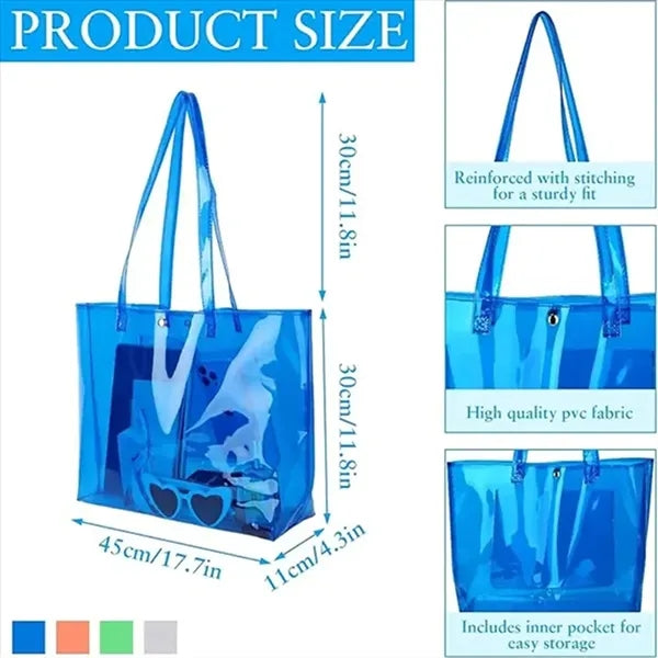 Waterproof Clear Beach Tote Bag