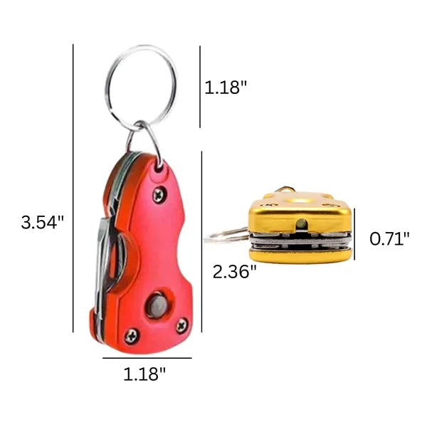 LED Knife EDC Keychain Tool