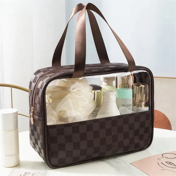 Clear Makeup Bag Cosmetic Organizer Case Waterproof Travel