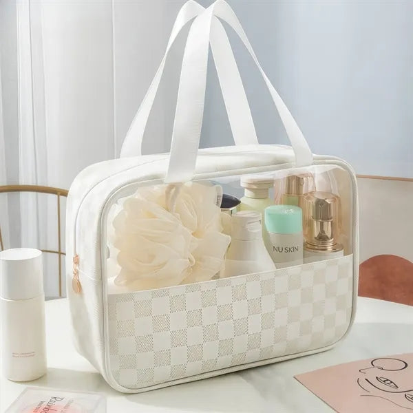 Clear Makeup Bag Cosmetic Organizer Case Waterproof Travel